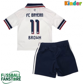 Bayern Munich Nathaniel Brown #11 Replik Auswärtstrikot Kinder 2026-27 Kurzarm (+ Kurze Hosen)